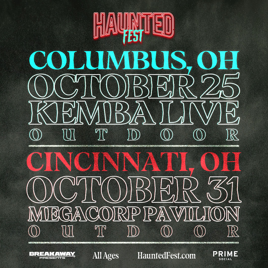 Haunted Fest rises from the dead this October, and this time we're making double the trouble 🎃🎃

10.25 @ Kemba Live
10.31 @ MegaCorp Pavillion
Tickets go on sale on 5.17 at 11am, line-ups arriving SOON 👻