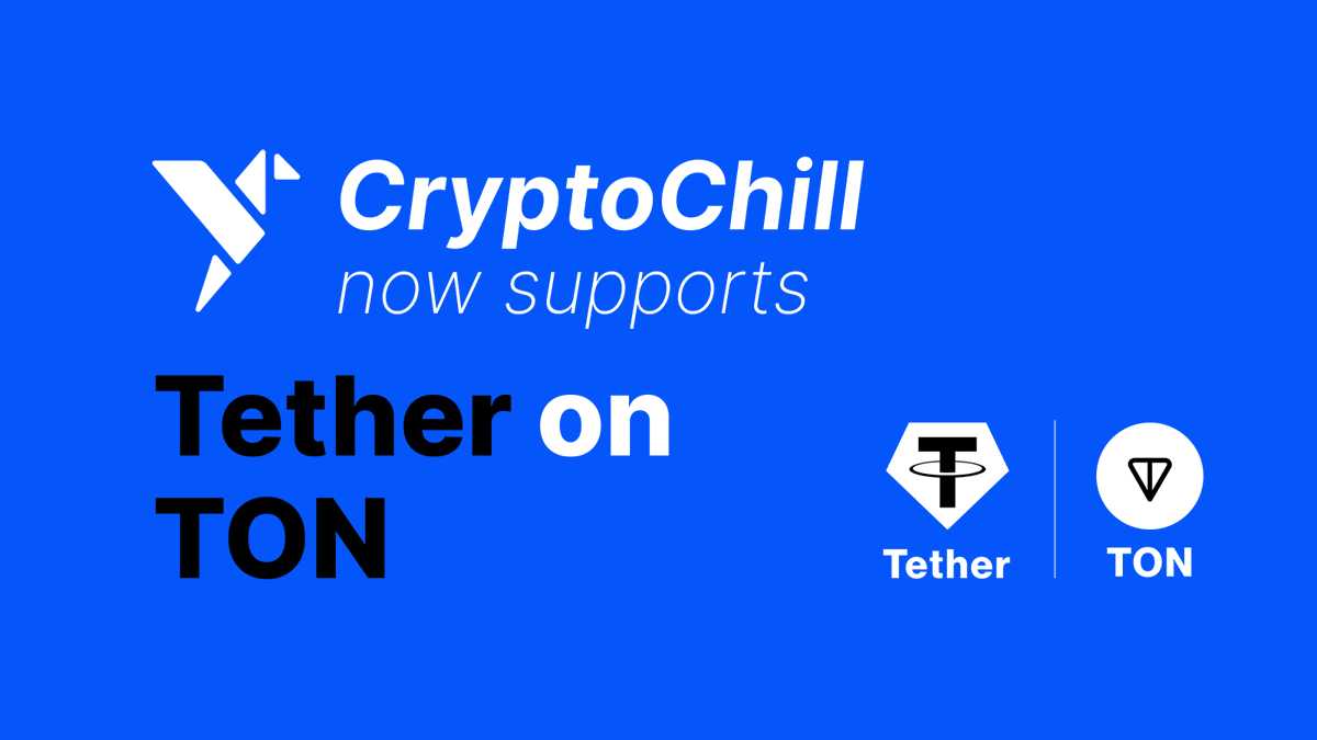 CryptoChill gateway now supports @Tether_to $USDT on the @ton_blockchain platform, integrated with @telegram. Dive into the details at cryptochill.com/blog/2-CryptoC…

Next up: we're adding @thenotcoin. We'll go live with $NOT on CryptoChill tomorrow!

#CryptoPayments #Stablecoin