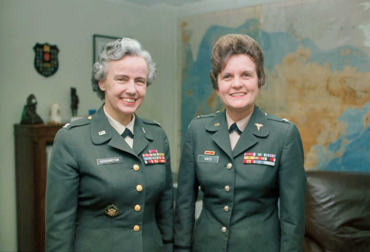 Today in 1970 – President Richard Nixon appoints Anna Mae Hays and Elizabeth P. Hoisington the first female United States Army generals.