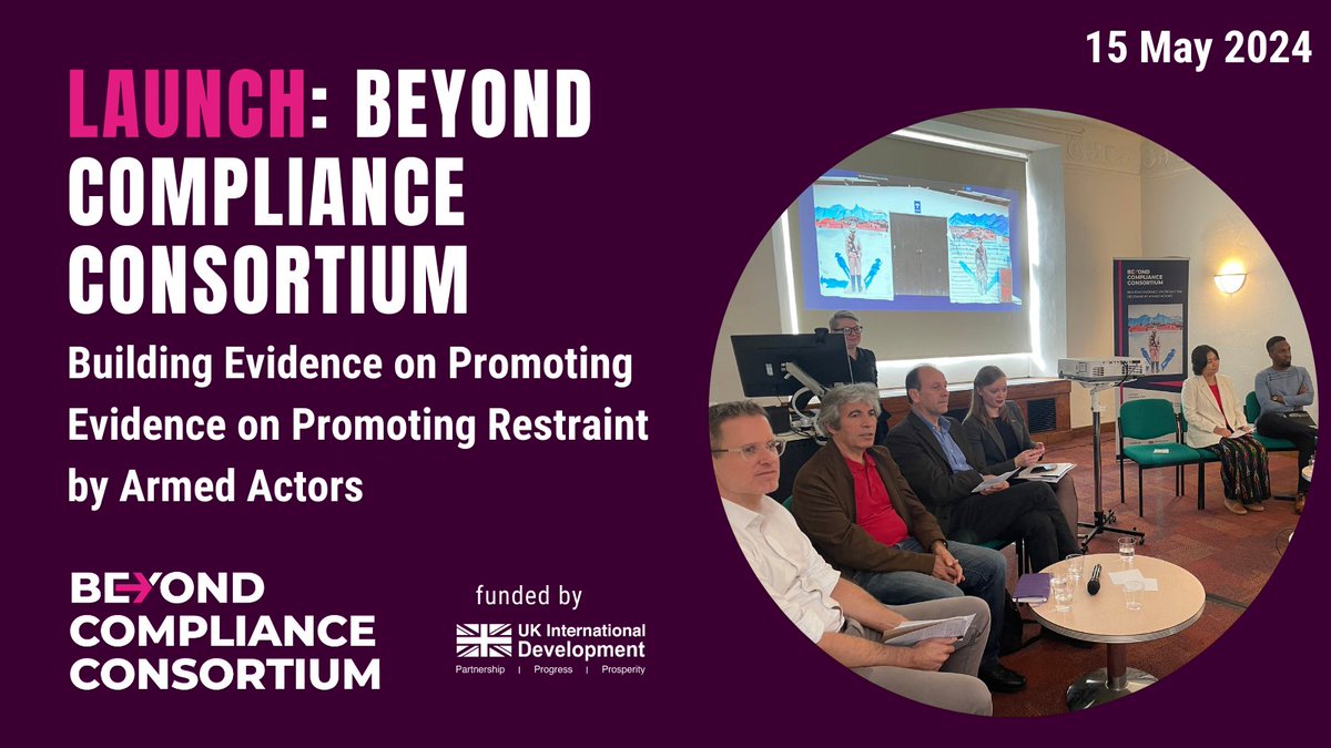 STARTING NOW: The #BeyondCompliance Consortium public launch event. 👇