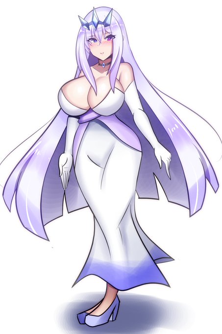 新うちの子フィーナのお母さまである女王サティナをデザインしました(*ノωノ)

せっかくなら装飾とかもっと盛ってもいいなーとか思ったんですが、度々描きたいから描きやすさを優先してしまった… 