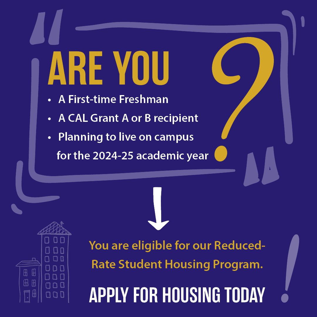 The reduced rate is awarded on a first-come, first-serve basis. Recipients will be notified in July. To learn more about the Reduced Rate Student Housing Program, visit: buff.ly/3UXfRC9. To apply for housing, visit: buff.ly/3GnjZDD.