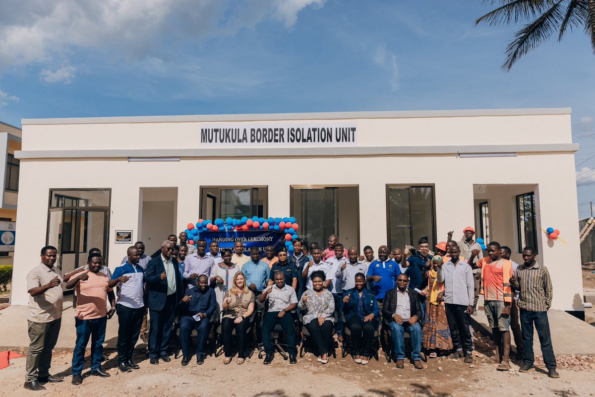 As part of lessons learnt from #Marburg virus response in 🇹🇿, @WHO with funding support @USAIDTanzania renovated the Mutukula Border Isolation Unit in Kagera 🇹🇿. This is to support country’s effort to detect, prevent & respond swiftly to public health outbreaks & emergencies.