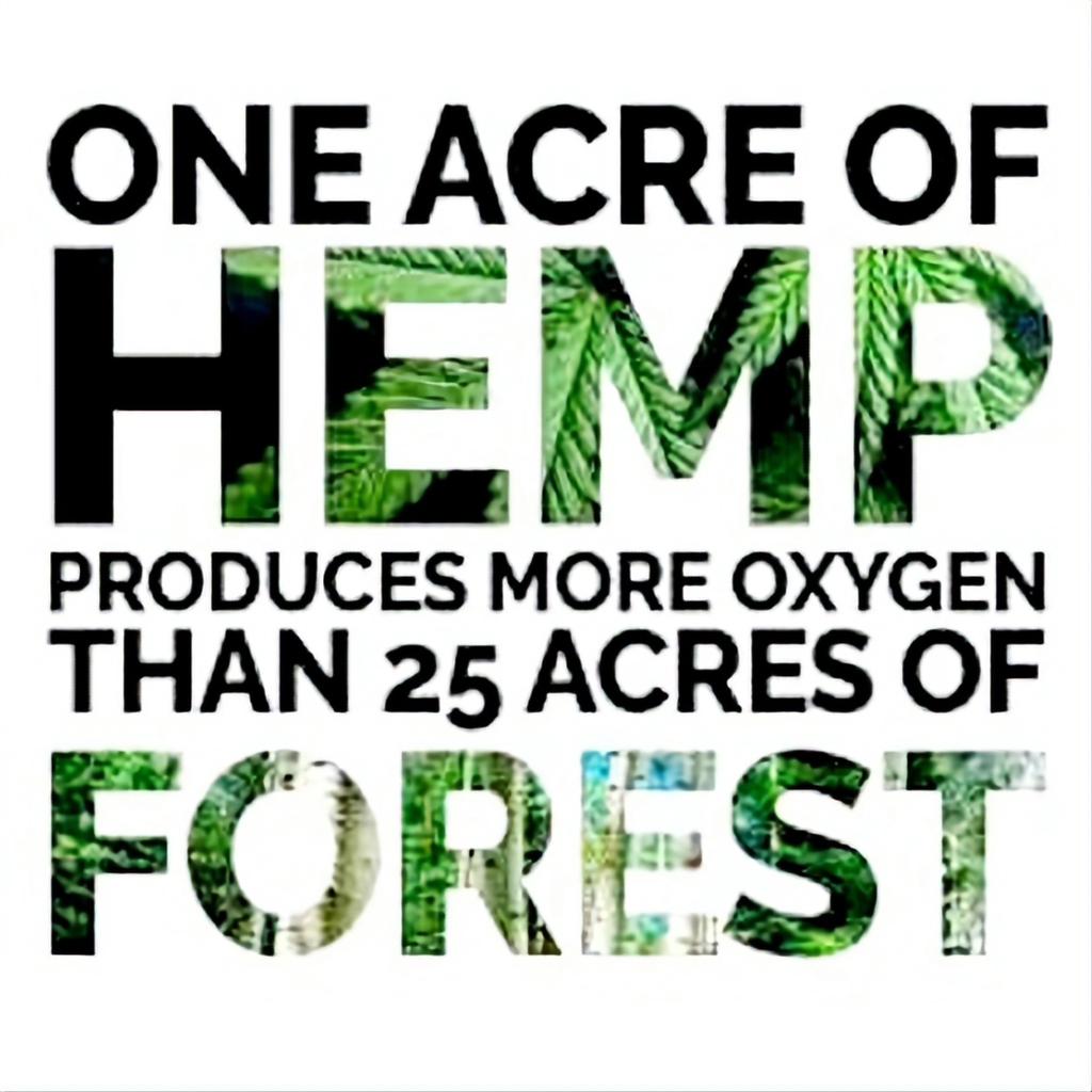 Maybe we should plant more Hemp! 🤔 
#420community #StonerFam #Hemp #Oxygen