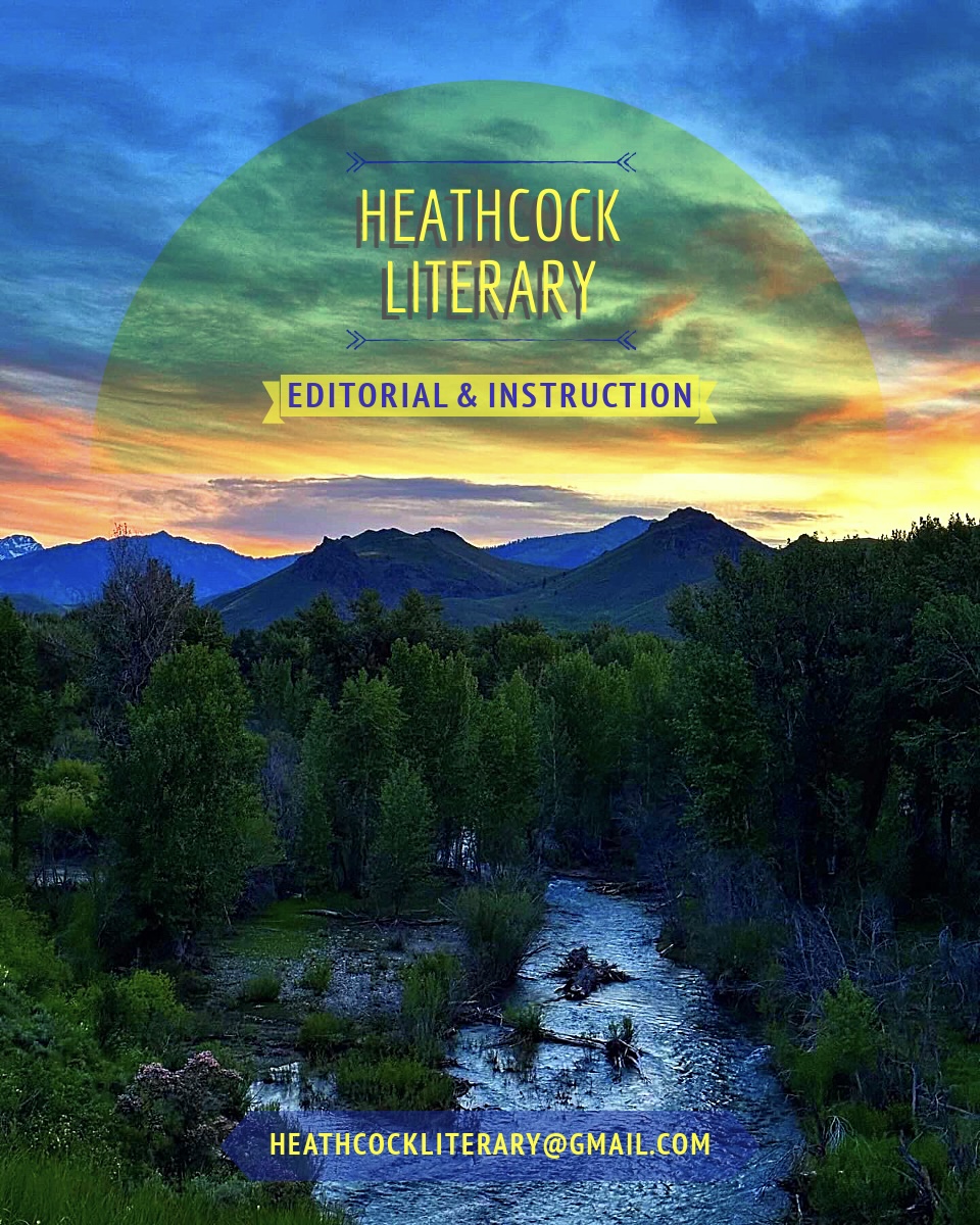 Looking for someone to coach you through a draft of a novel or short story? Help you optimize an essay or organize a poetry collection? Drop me an email at heathcockliterary.com and I'll send along my menu of services and fees. Cheers to the wordsmiths.
