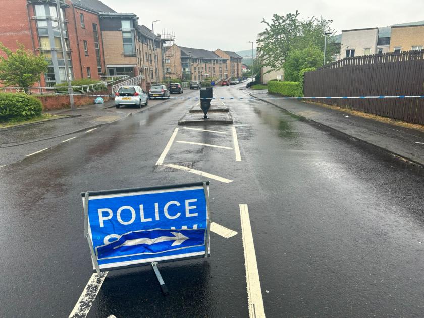 A GREENOCK street was cordoned off after a van collided with a lamppost. dlvr.it/T6wf4n 👇 Full story