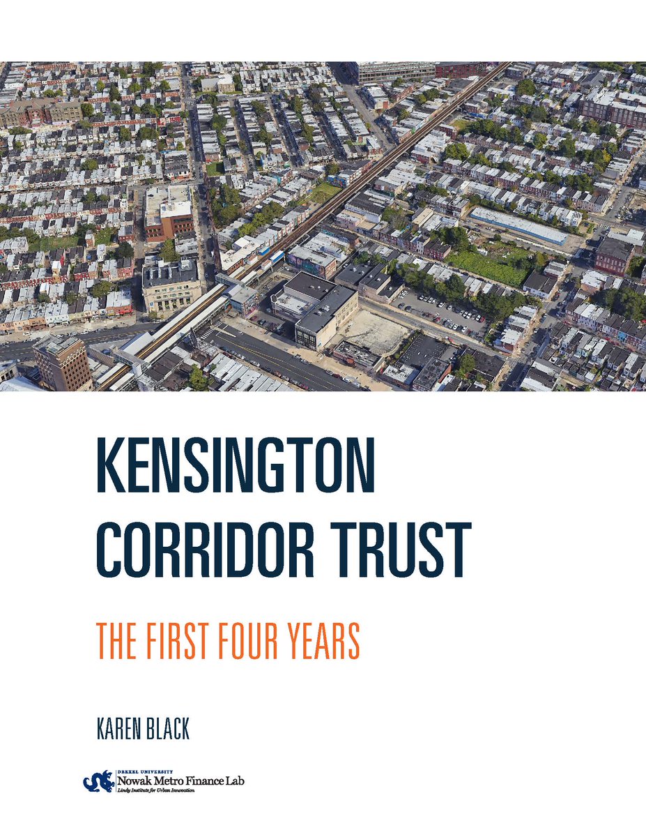 Lindy Institute for Urban Innovation (@lindyinstitute) on Twitter photo Senior Research Fellow <a href="/KarenBlackMay8/">Karen Black</a> released "Kensington Corridor Trust: The First Four Years," a city case with <a href="/DrexelLab/">Drexel Nowak Metro Finance Lab</a> on neighborhood empowerment and affordability preservation in the Kensington area of Philadelphia.
Read the report here: drexel.edu/nowak-lab/publ… Senior Research Fellow <a href="/KarenBlackMay8/">Karen Black</a> released "Kensington Corridor Trust: The First Four Years," a city case with <a href="/DrexelLab/">Drexel Nowak Metro Finance Lab</a> on neighborhood empowerment and affordability preservation in the Kensington area of Philadelphia.
Read the report here: drexel.edu/nowak-lab/publ…