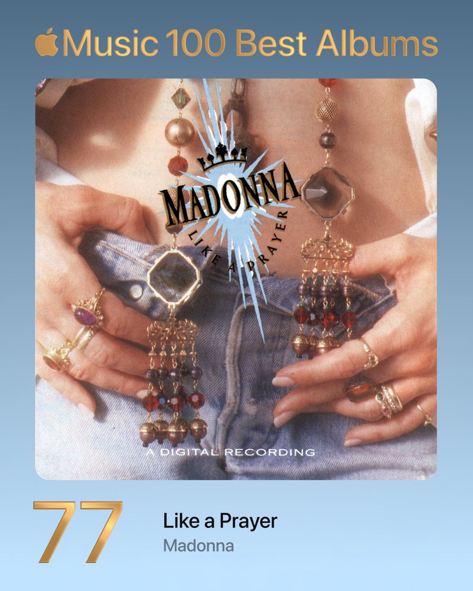 77. Like a Prayer - Madonna

#100BestAlbums