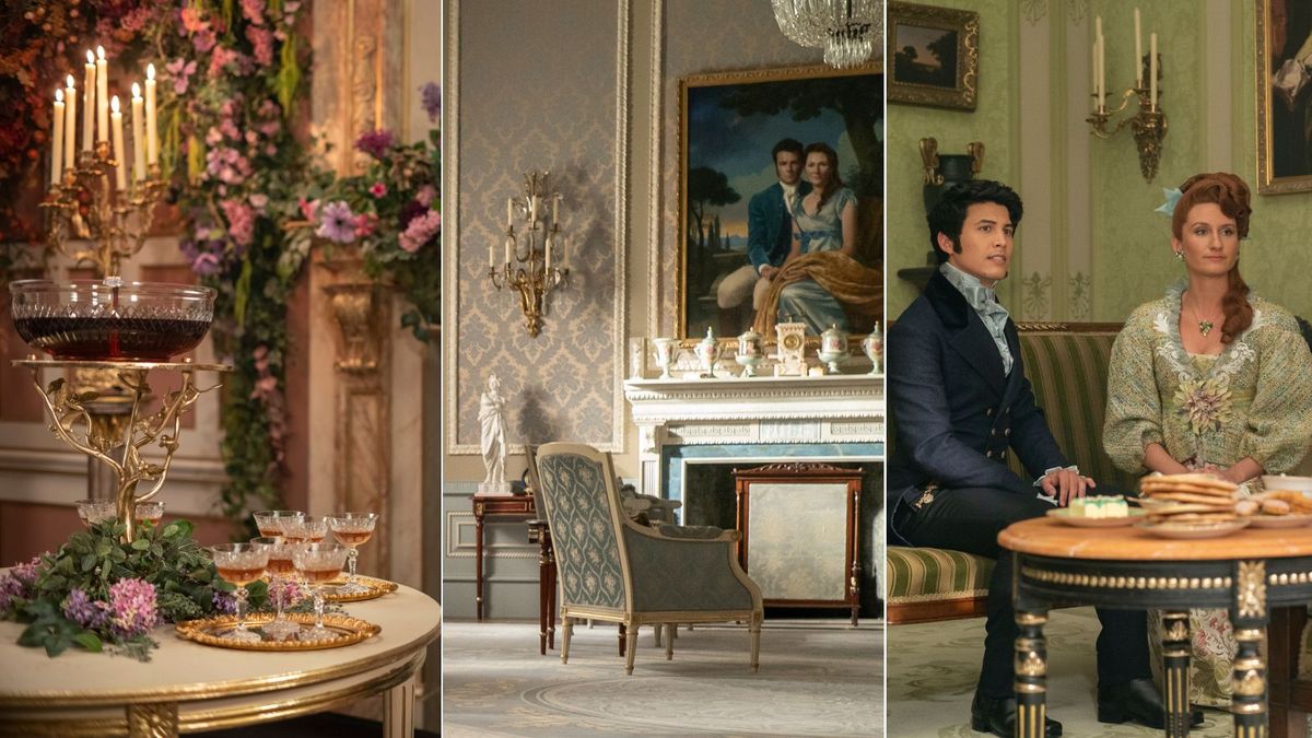 Bridgerton's colorful maximalist sets have shifted design trends away from minimalist spaces – this is how, according to the show's set designers trib.al/G4qJeXZ