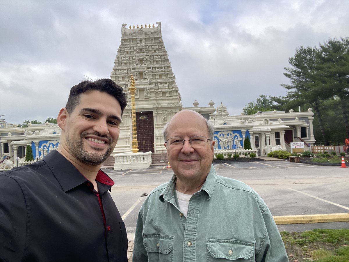 Touring the Hindu Temple of St. Louis with our interns from Visitation Academy.