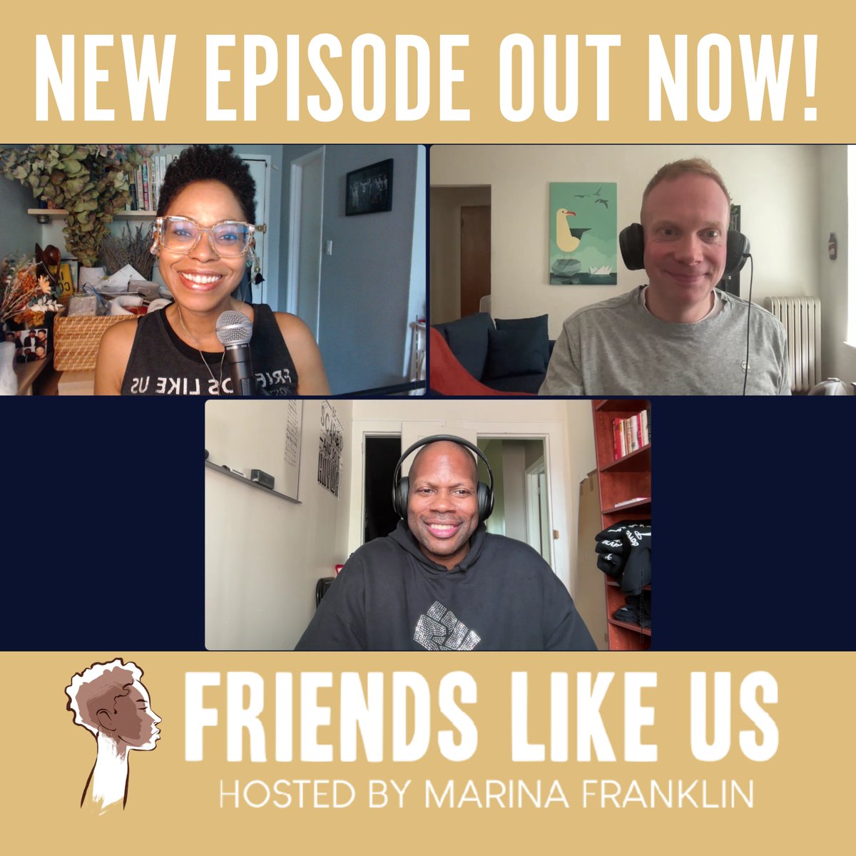 NEW CONTENT ALERT! Join us this #FriendsLikeUs day with host @marinayfranklin & friends @Nathanmacintosh #jonlaster for a convo on technology, Nathan's new special #DownWithTech' & #BLAPP!

#ListenNow here! ow.ly/AIxw50Jr4NV
Be sure to leave a review on #ApplePodcasts!