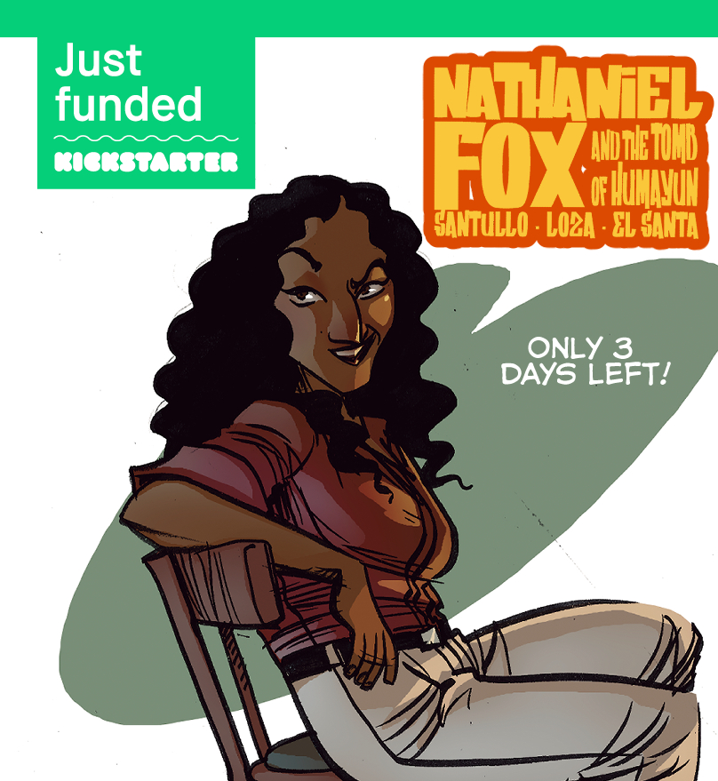 If you're ready for an adventure that's equal parts thrilling, humorous, and historically immersive, look no further than 'Nathaniel Fox and the Tomb of Humayun'. It's a comic that will leave you breathless with every turn of the page! kck.st/4aNKNu7 #indiecomics