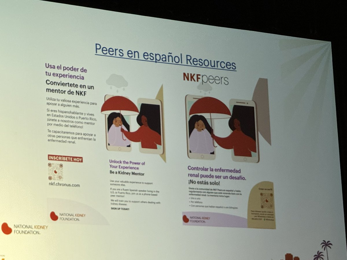 US is currently 4th largest Spanish speaking country and in 10 years expected to move to 2nd @sylviaerosas Important to have all educational materials in Spanish (and other languages) #NKFClinicals