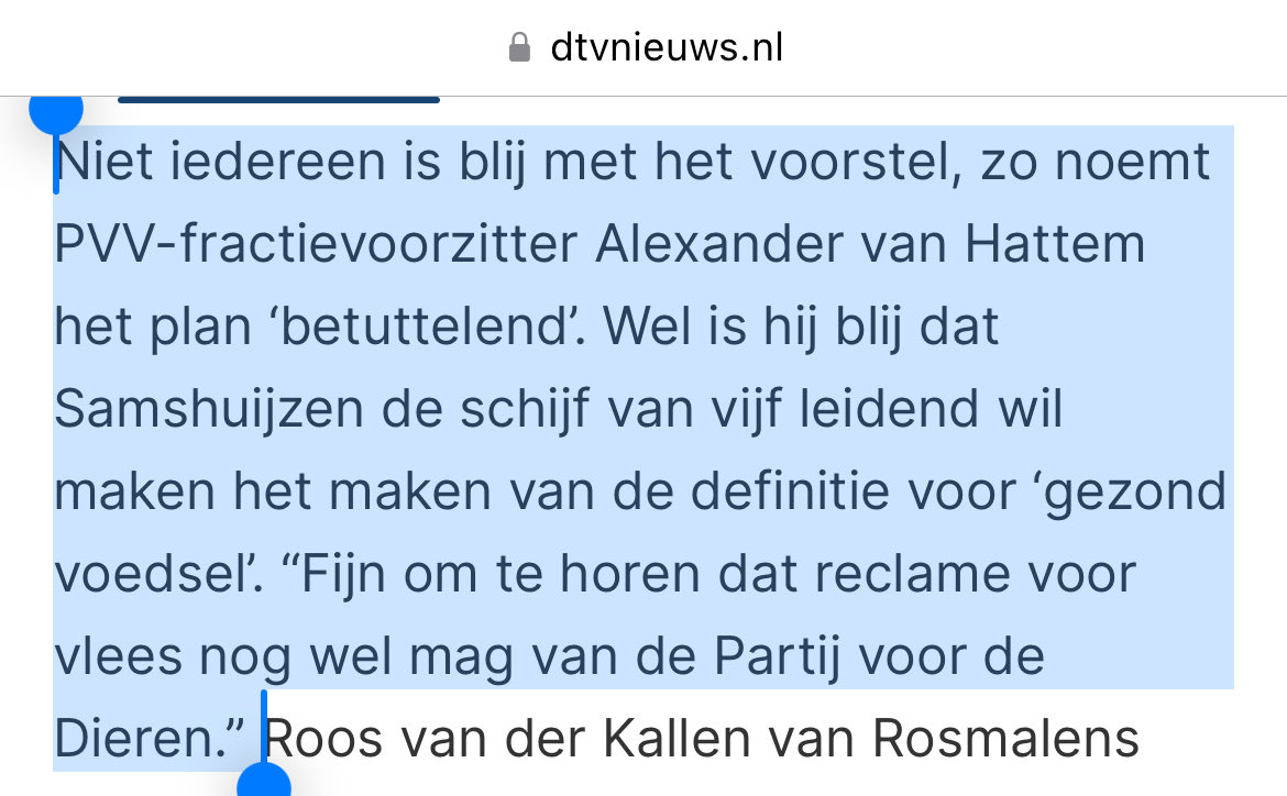 Reclameverbod voor “ongezond eten” is totale #betutteling! 
Echt gezond is zélf nadenken, met gezond verstand!
#PVV #DenBosch

dtvnieuws.nl/nieuws/artikel…