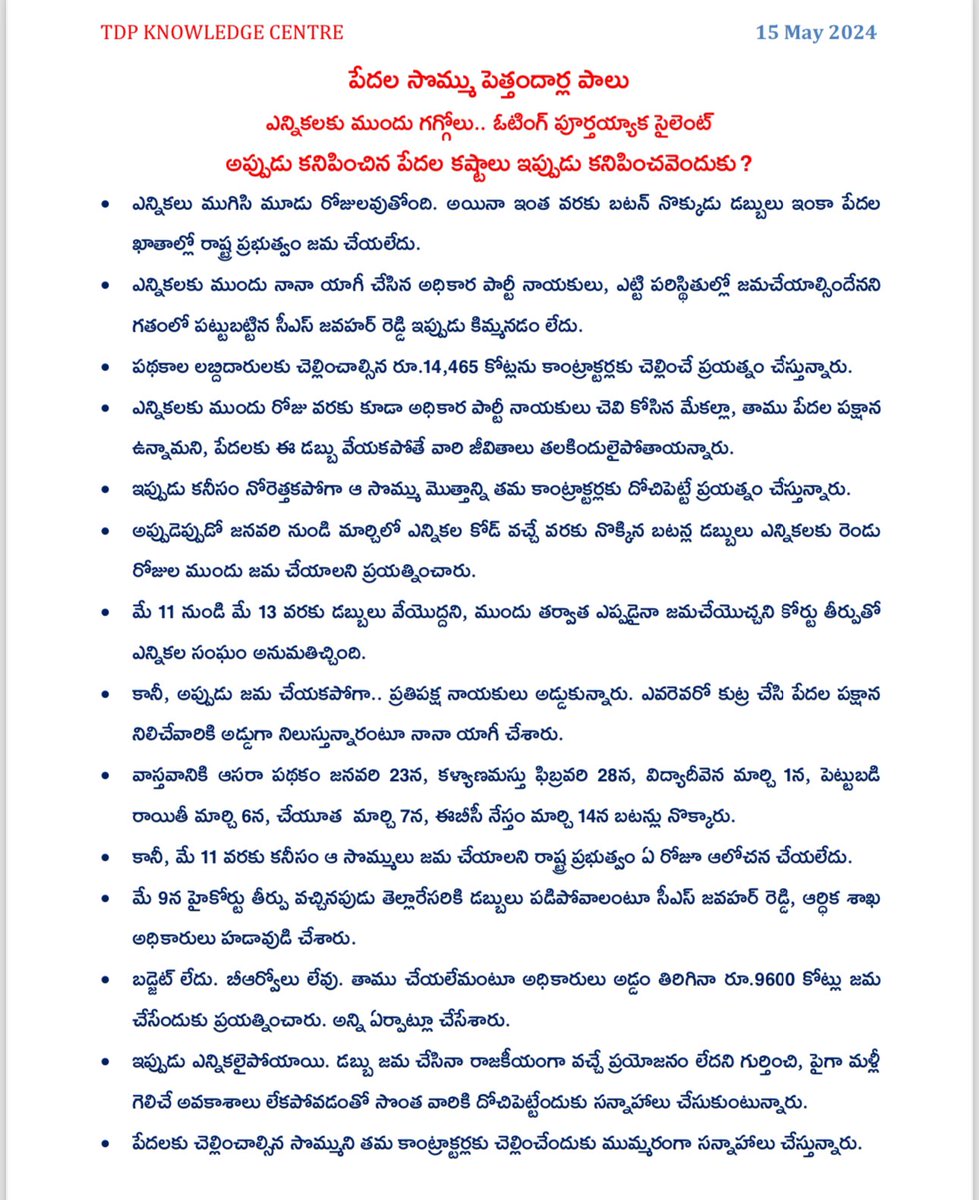 ఏరా బులుగు బ్యాచ్.. ఎన్నికలు అయ్యాక పేదోళ్ళు అందరూ మాయమయ్యిపోయారా?? #AndhraPradesh