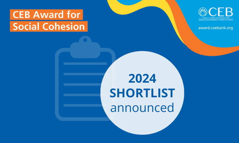 Som finalistes del #CEBAward 2024! Un guardó que atorga el Banc de Desenvolupament del Consell d'Europa (CEB) per a reconèixer i recompensar les contribucions destacades a la cohesió social. 📅El guanyador s'anunciarà el 6 de juny! coebank.org/en/news-and-pu…