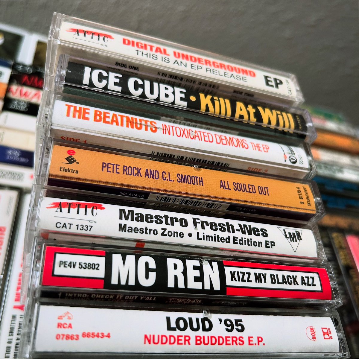 EP’s

#digitalunderground #ripshockg #icecube #thebeatnuts #peterock #clsmooth #maestrofreshwes #mcren #loud95 #thaalkaholiks #mobbdeep #ripprodigy #madkap #celladwellas #bernardpaul #classic #hiphop #cassettes #ep #releases #hiphopgods