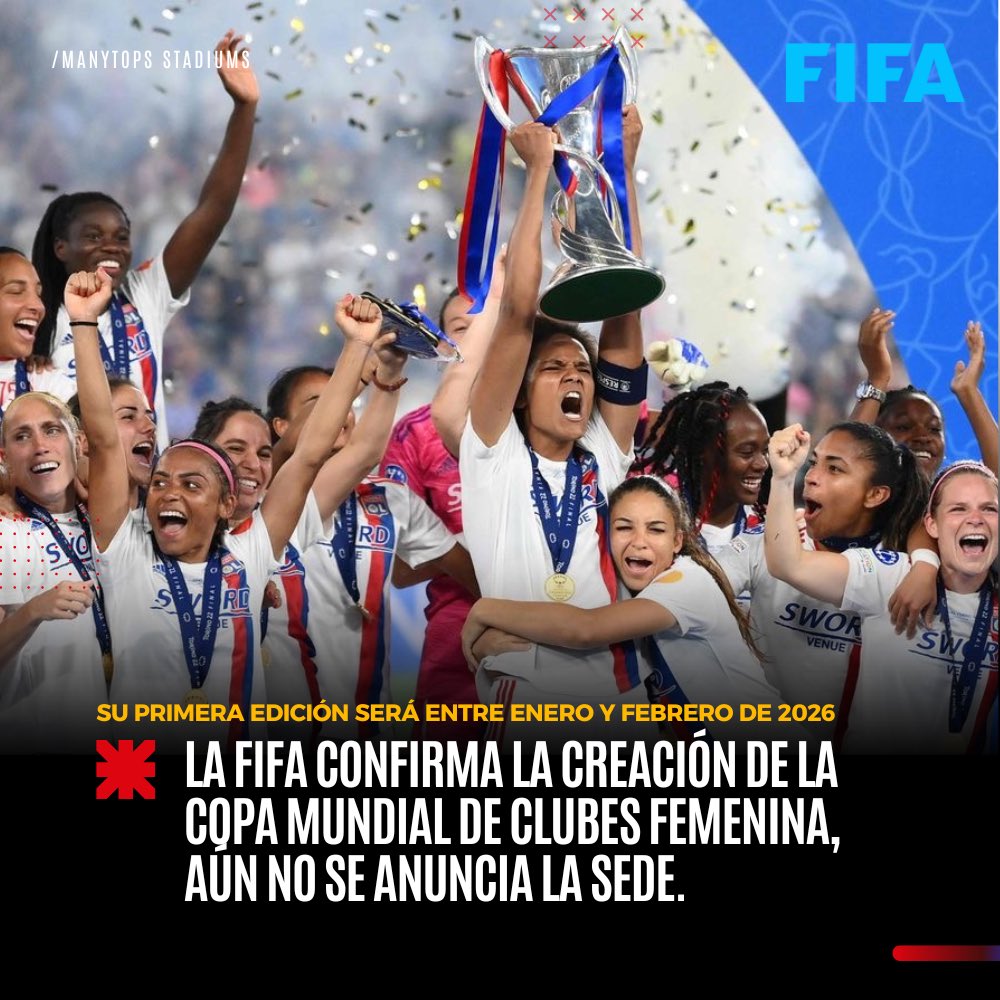 Así será el Mundial de Clubes Femenina de la FIFA:

1- Formato del torneo:
🔸El torneo se llevará a cabo cada cuatro años.
🔸Contará con la participación de 16 equipos de todo el mundo.
🔸Además, habrá una edición anual del torneo.

2- Participantes y clasificación:
🔸Aún no se…