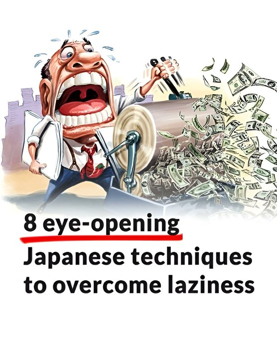 8 eye-opening Japanese techniques to overcome laziness: