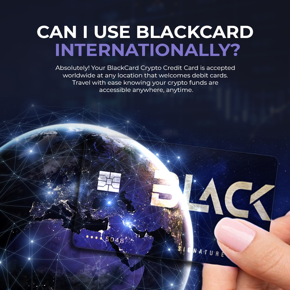 Can you use #blackcardcoin internationally? Absolutely! With #BlackCardCoin, your transactions know no borders. Whether you're in New York or Tokyo, Paris or Sydney, #BCC has got you covered!