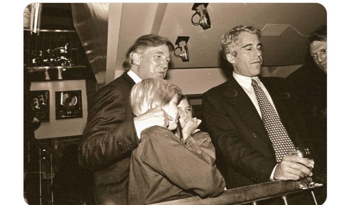 Trump was so close to Jeffery Epstein he brought his young children with him.