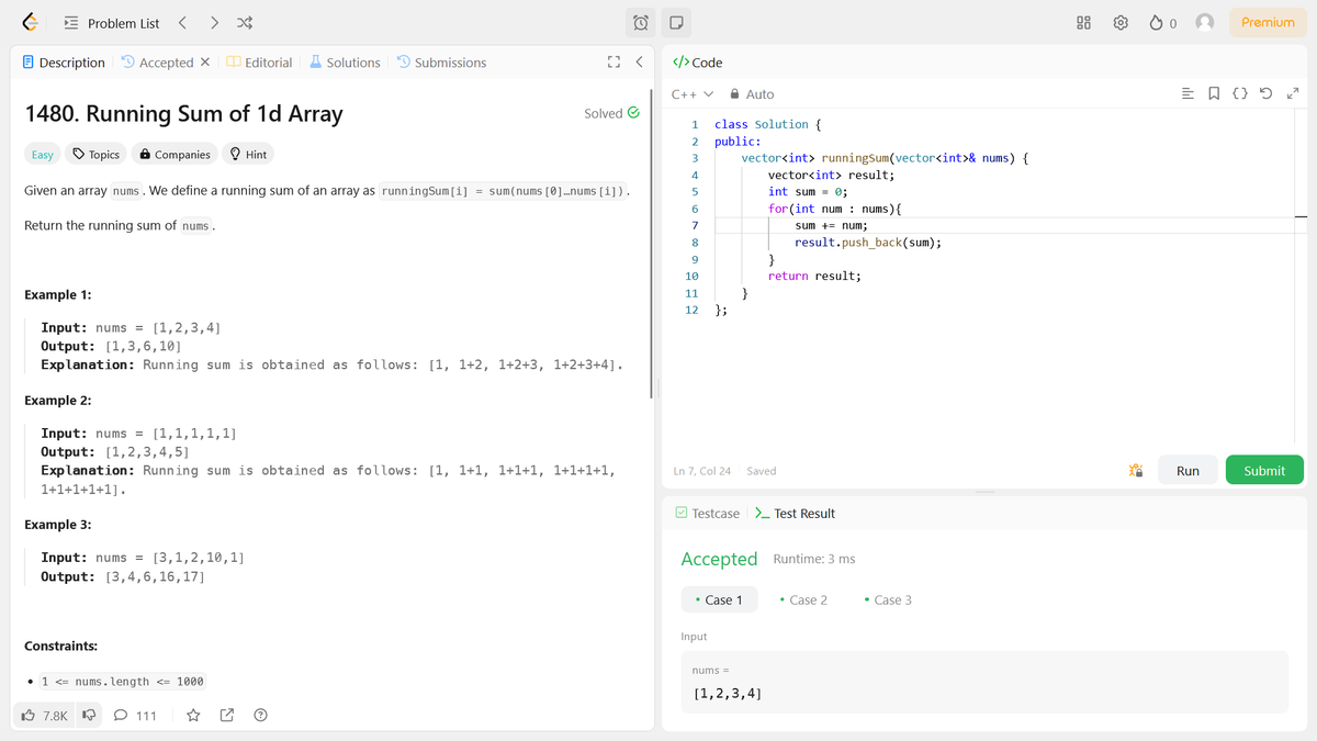 Rapidbuzz's tweet photo. Day 6 of Problem Solving on LeetCode  

Today, These are the problems I successfully solved:  
1672, 2798, 2824, 1480, 1365  

Embracing failure as growth, celebrating wins, and moving forward. 💪

#100DaysOfCode #ProblemSolving #CodingJourney #Programming https://t.co/s5d0NuLigx