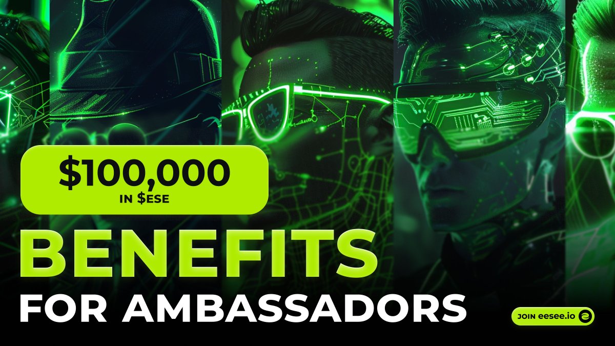 Hundreds of new Agent Ambassadors have already joined the race for $100,000 in $ESE! 🕵️‍♂️

Since the launch 5 days ago we see a crazy demand to become an eesee Agent and start earning rewards! 

🏆 Within the exclusive zealy campaign our Ambassadors will also earn additional