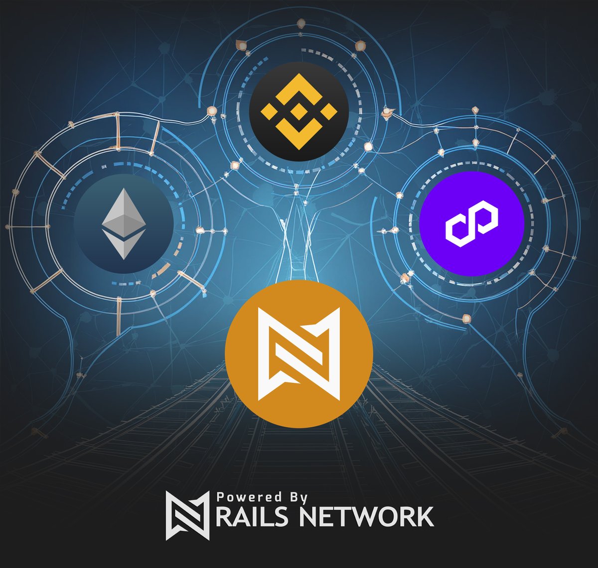 🌐 Creating an entry to Rails Network through robust and secure routes from the most popular chains! 🚀 Soon, you'll be able to trade any token paired with ETH, BNB, and MATIC directly for STEAMX on Rails Network. 🔄⚡️ #Crypto #Blockchain #RailsNetwork #STEAMX
