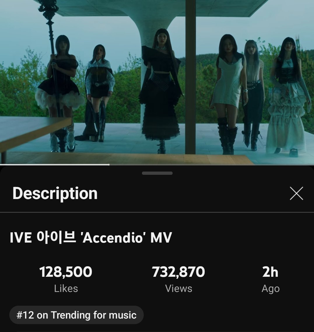 Accendio mv is already got trending on yt music south korea ?!