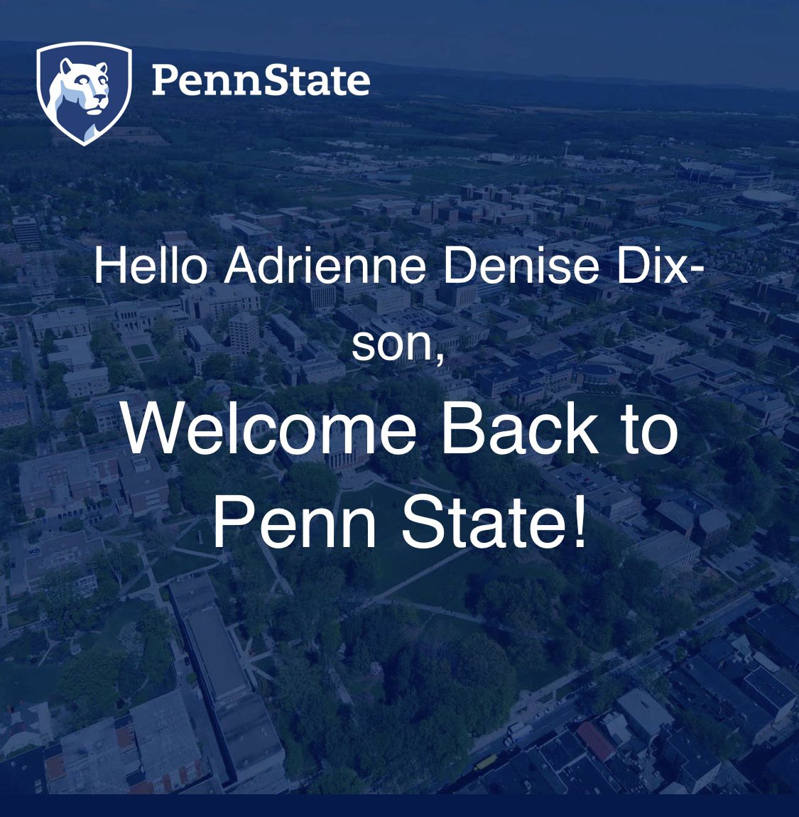 It’s official! I am honored to be joining an amazing and world class group of faculty @PSU_EdPolicy!