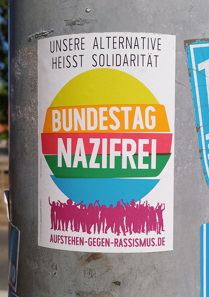 Rechte und Demokratiefeindliche Parteien Raus Aus dem Bundestag.
#WirSindDieBrandmauer #WirSindMehr
#fckafd #fcknzs