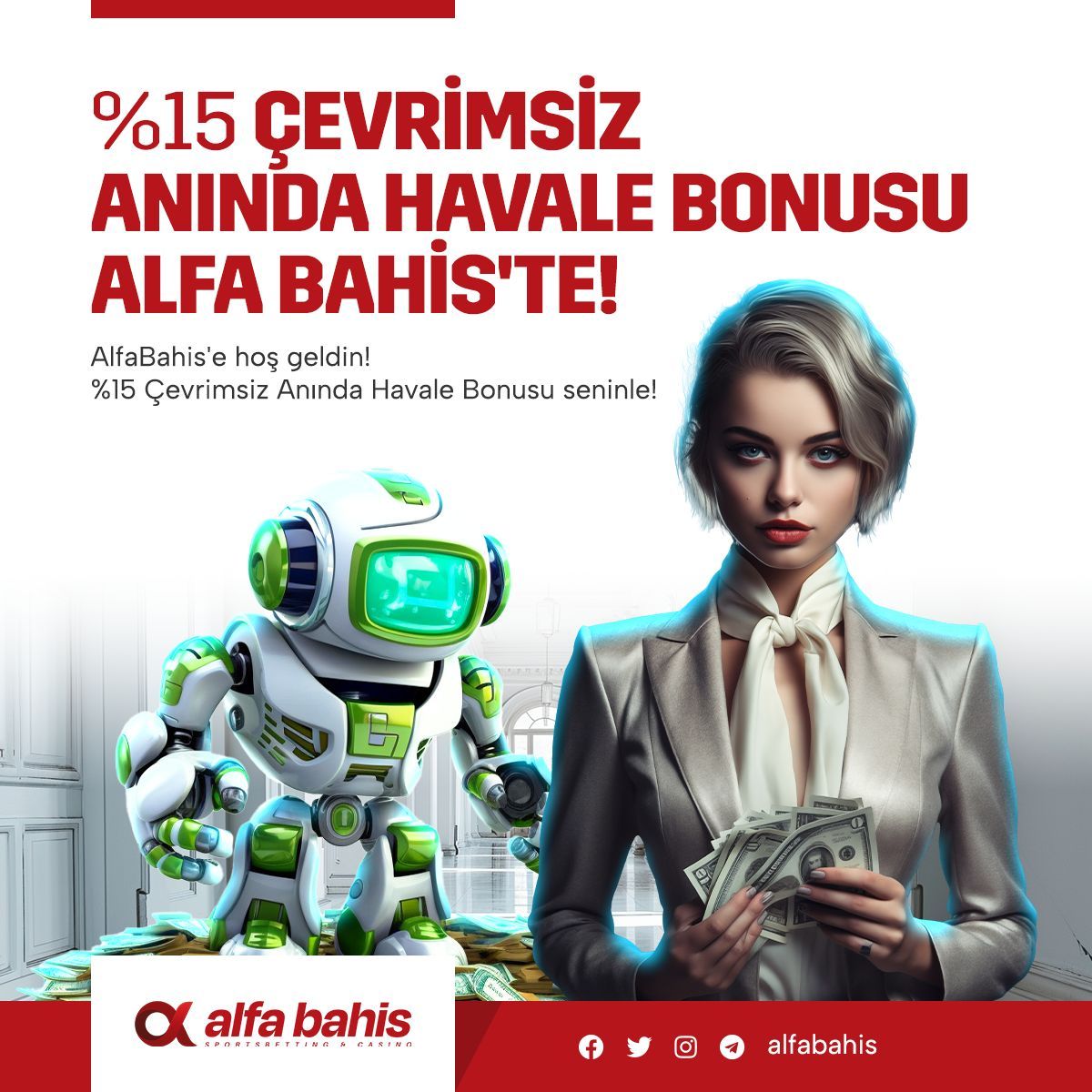 ✅ ÇEVRİMSİZ YATIRIM BONUSLARI İLE BAHİS DÜNYASININ ALFA'SIYIZ! 💳 %15 Çevrimsiz Anında Havale Bonusu ile Havale yatırımlarınızda kazanmaya devam et! 🌍 ALFA'ların adresi: ws.tc/Alfabahis