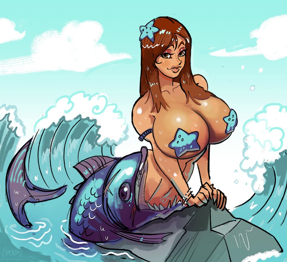 Mister Feelgood Art on X: Anyone else doing mermay *splash  t.cogxoRdlEpen  X