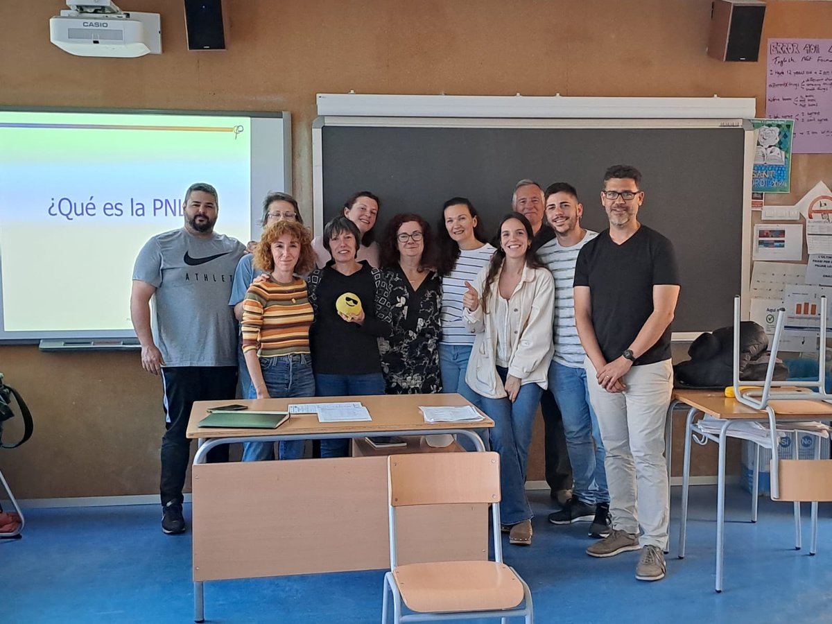 Finalitzem l'itinerari formatiu de 60 hores amb el curs Programació Neurolingüística II, subvencionat per @fpo_continua a @iesteveterradas amb la formadora Eli Puiggener.

Actuar, pensar i sentir de forma efectiva ha estat la base d'un aprenentatge eminentment pràctic.