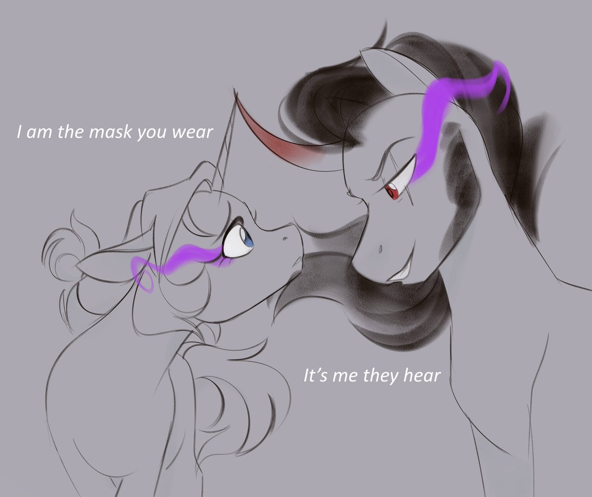 Pony OC lore drop but make it a Phantom of the Opera AU #mlp #mlpoc #kingsombra #mylittlepony