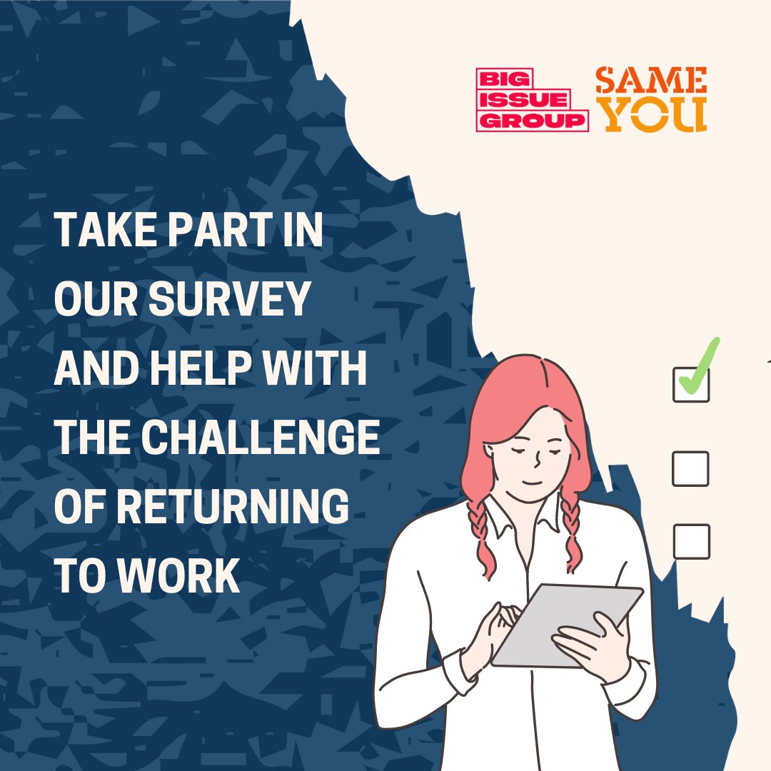 SameYou and @BigIssue are working together to shine a spotlight on the difficulties of returning to work after brain trauma for survivors and their carers. Take part in our survey so we can help support them with specialist skills and job coaches: zfrmz.eu/fo6WVwRGLQFzpN…