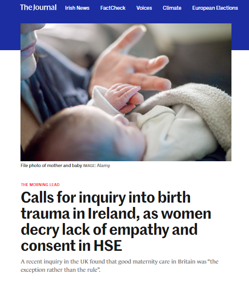 TheJournal.ie (@thejournal_ie) on Twitter photo Coming up after midnight, <a href="/maireadmaguire_/">Mairead Maguire</a> reports on women's experiences of childbirth in Ireland, including "shame-based" care, a lack of information and, in some cases, a lack of consent. Coming up after midnight, <a href="/maireadmaguire_/">Mairead Maguire</a> reports on women's experiences of childbirth in Ireland, including "shame-based" care, a lack of information and, in some cases, a lack of consent.