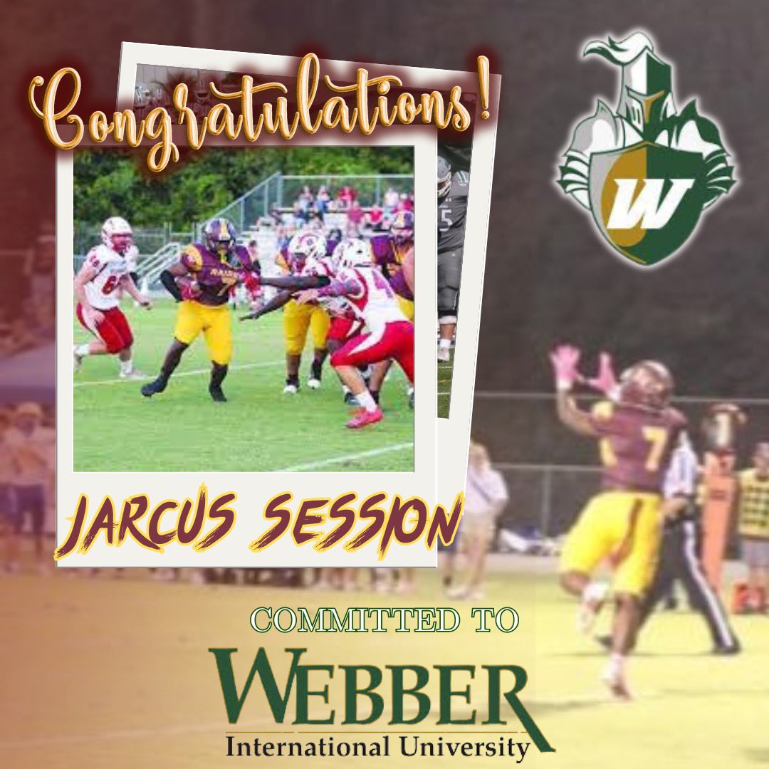 <a href="/JarcusSession9/">Jarcus Session Jr</a> <a href="/WebberFB/">Webber Int'l University Football</a> 
CONGRATULATIONS!!!!