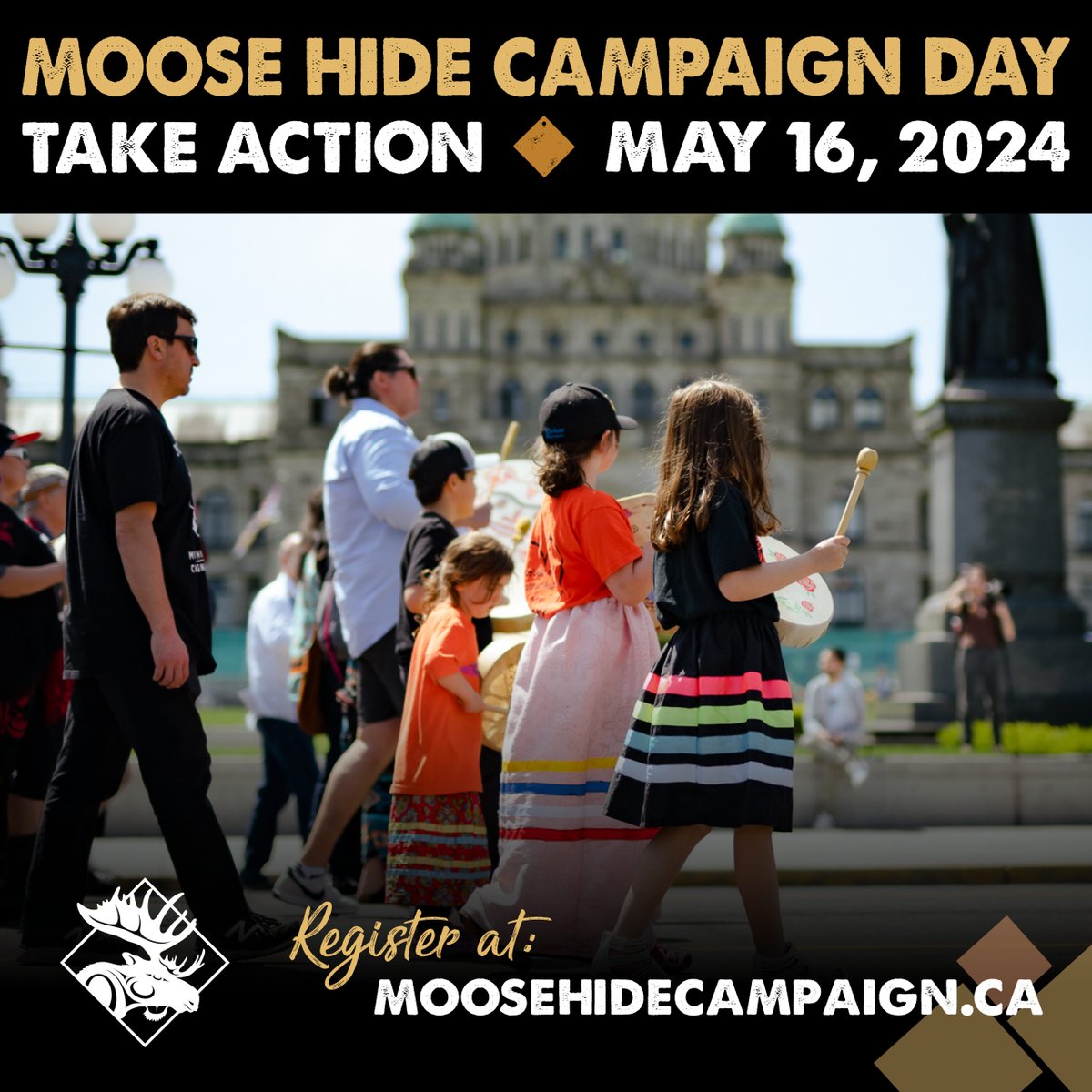 #MooseHideCampaignDay is tomorrow! Many #EIPS schools are recognizing the campaign this week or next week because of the May long weekend. Learn more from @Moose_Hide. #FastToEndViolence #MooseHideMomentum