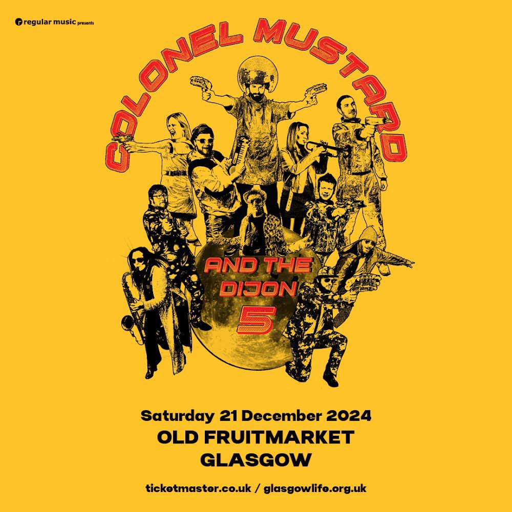 JUST ANNOUNCED/// @colonel5mustard are throwing a huge Christmas party at The Old Fruitmarket on Saturday 21 December. Tickets 🎟️ go on sale Friday 17 May at 10am.