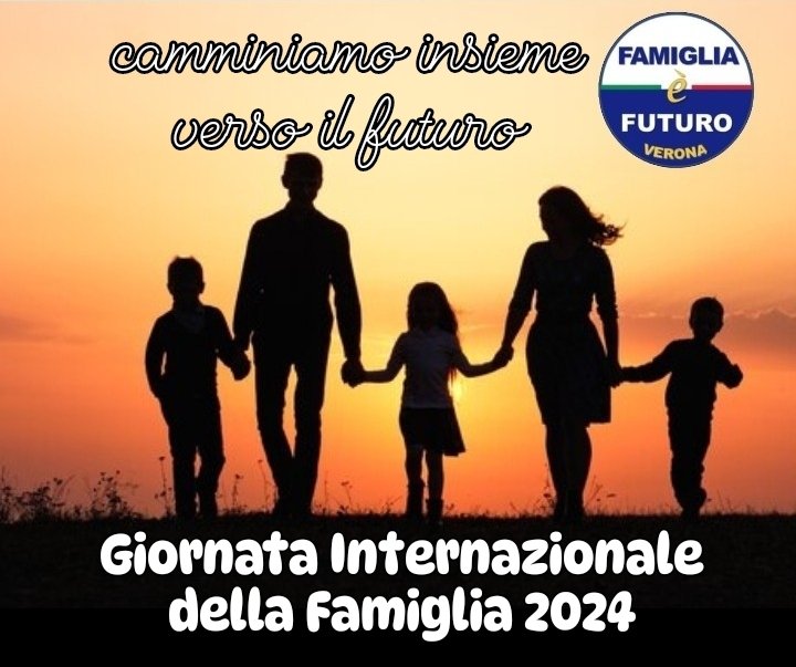 FamigliaFuturo's tweet image. In un mondo che non possiede più una visione di futuro, esiste ancora e mai si spegnerà, una luce che illumina la nostra società, le nostre relazioni, il nostro Amore.
Buona Giornata Internazionale della Famiglia 2024
#FamigliaèFuturo #verona
#GiornataInternazionaledellaFamiglia