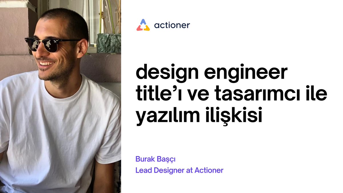 talkcast (@talkcastpub) on Twitter photo 🖤 Burak Başçı <a href="/burak_basci/">Burak Basci</a> 18 Mayıs günü "design engineer title’ı ve tasarımcı ile yazılım ilişkisi" sunumuyla bizimle birlikte olacak.
🗓️ 18 Mayıs 2024, Cumartesi
⏰ 12:00
📍 Tekmer, Ankara <a href="/AnkaraTekmer/">Ankara TEKMER</a> (Girişler Mevlana Bulvarı üzerindeki kapıdan yapılacaktır) 🖤 Burak Başçı <a href="/burak_basci/">Burak Basci</a> 18 Mayıs günü "design engineer title’ı ve tasarımcı ile yazılım ilişkisi" sunumuyla bizimle birlikte olacak.
🗓️ 18 Mayıs 2024, Cumartesi
⏰ 12:00
📍 Tekmer, Ankara <a href="/AnkaraTekmer/">Ankara TEKMER</a> (Girişler Mevlana Bulvarı üzerindeki kapıdan yapılacaktır)