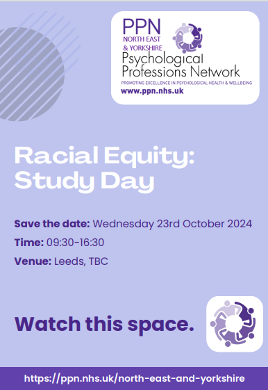 North East and Yorkshire PPN (@neandy_ppn) on Twitter photo The poster presentation submission deadline has been extended! 
The PPN NEY Racial Equity: Study Day will showcase 
 projects related to racial equity in October 2024
If you would like to share your work, please submit your project here: tiny.cc/PPNNEYStudyDay The poster presentation submission deadline has been extended! 
The PPN NEY Racial Equity: Study Day will showcase 
 projects related to racial equity in October 2024
If you would like to share your work, please submit your project here: tiny.cc/PPNNEYStudyDay