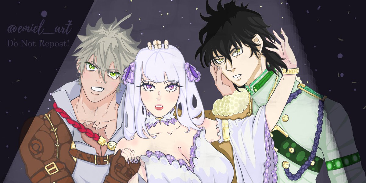 Triad of Light ❤️💜💚
#BlackClover #Asta #Yuno #Noelle