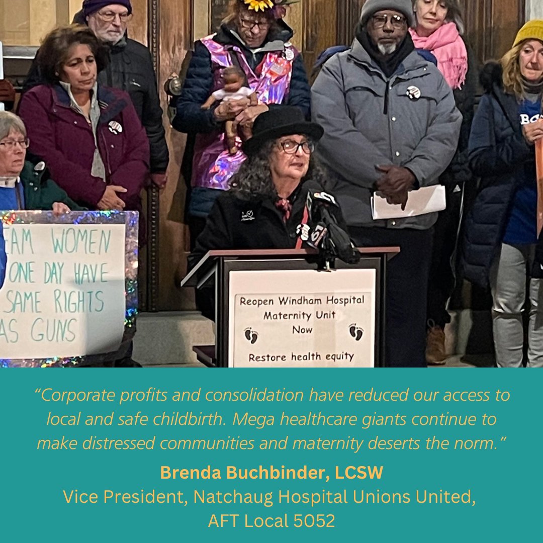 #HOPEUnions leader Brenda Buchbinder's op-ed calls for vigilance in holding health chains accountable to mothers & babies: aftct.org/2024/04/17/def…; denouncing regulators for failing to protect communities' maternity care. #PatientsBeforeProfits @AFTUnion @AFTHealthcare