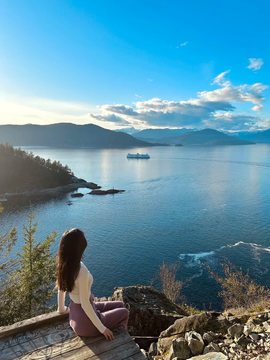Vancouver｜Secret observation deck on the roadside💕Effortlessly check in
The sun was shining brightly on Wednesday morning