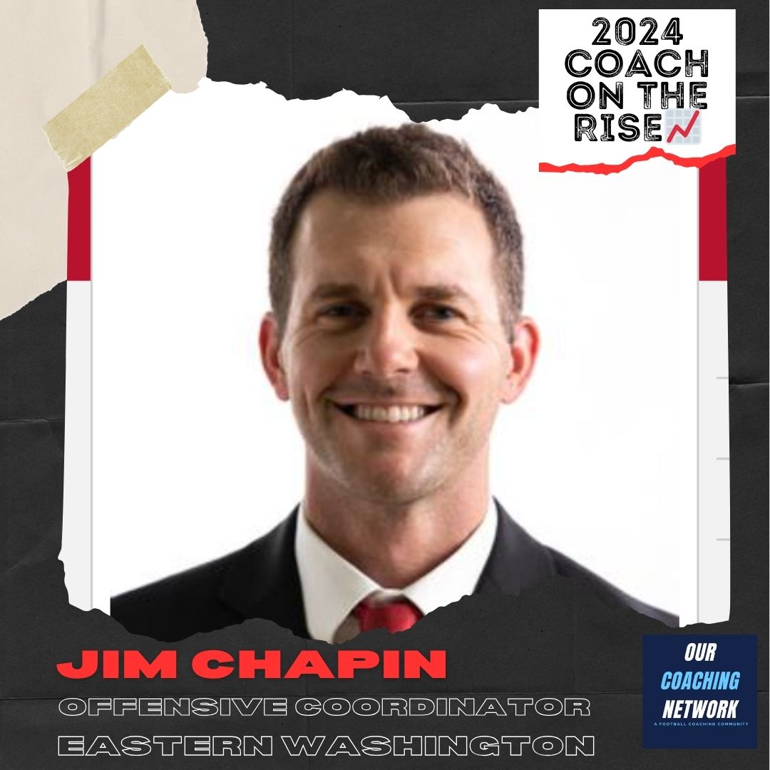 🏈FCS Coach on The Rise📈 @EWUFootball Offensive Coordinator @CoachChapin is one of the Top Offensive Coaches in CFB✅ And he is a 2024 Our Coaching Network Top FCS Coach on the Rise📈 FCS Coach on The Rise🧵👇