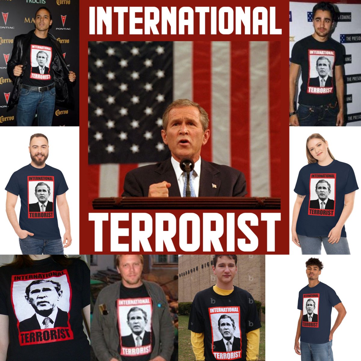 George W. Bush is an international terrorist. #NOWMD MILLIONS DEAD. NO JUSTICE. The inaction is a betrayal of the highest order, a stark reminder of the callousness that festers in the heart of humanity.