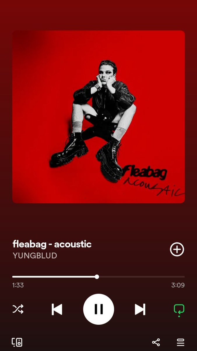 y’all are sleeping on the 
acoustic version of fleabag