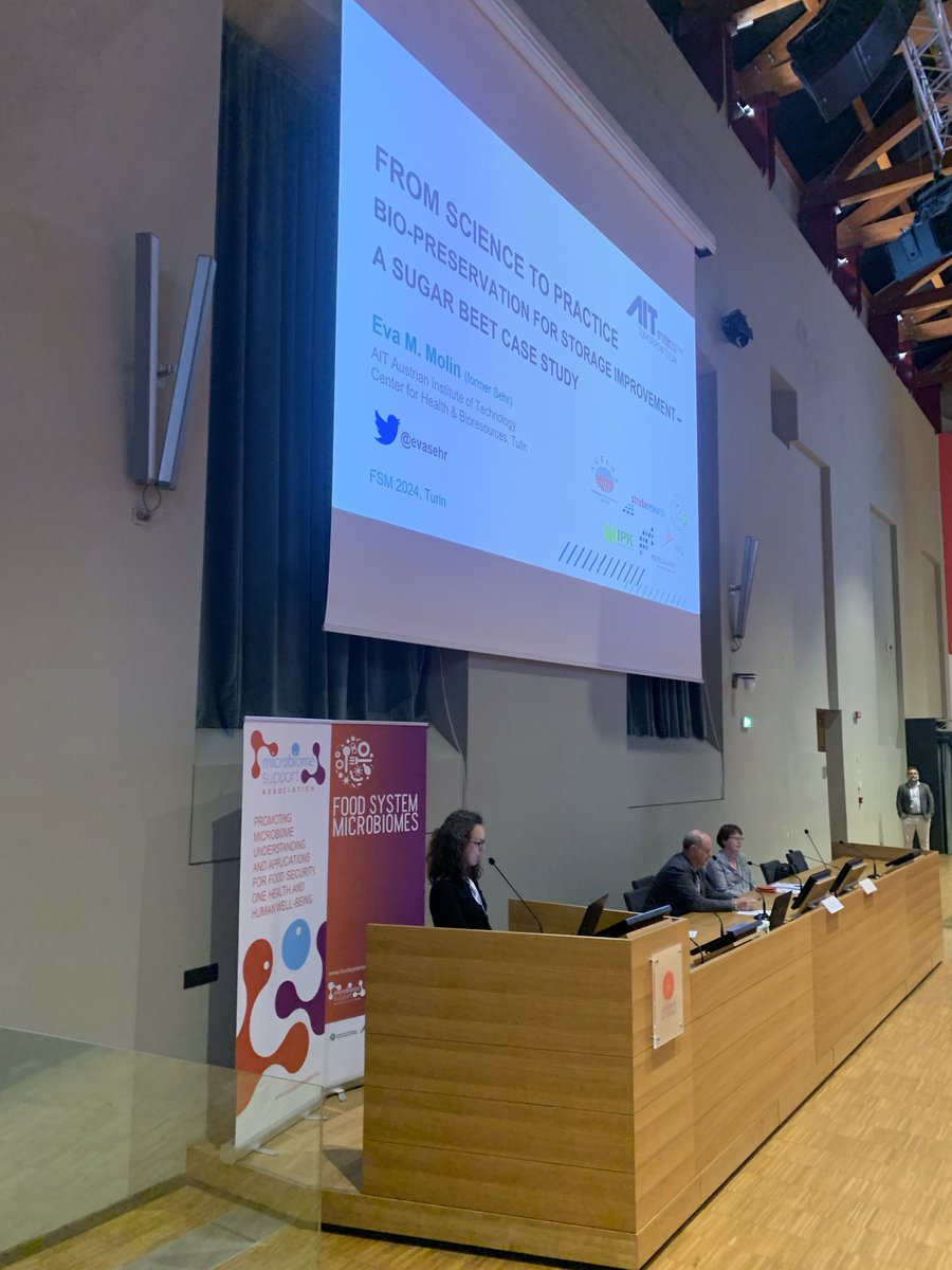 From Science to Practice- multiomics in the food system - presented by ⁦@EvaSehr⁩ from our ⁦@AT_Bioresources⁩ team at the ⁦@FoodSysMicrobio⁩ conference in Torino